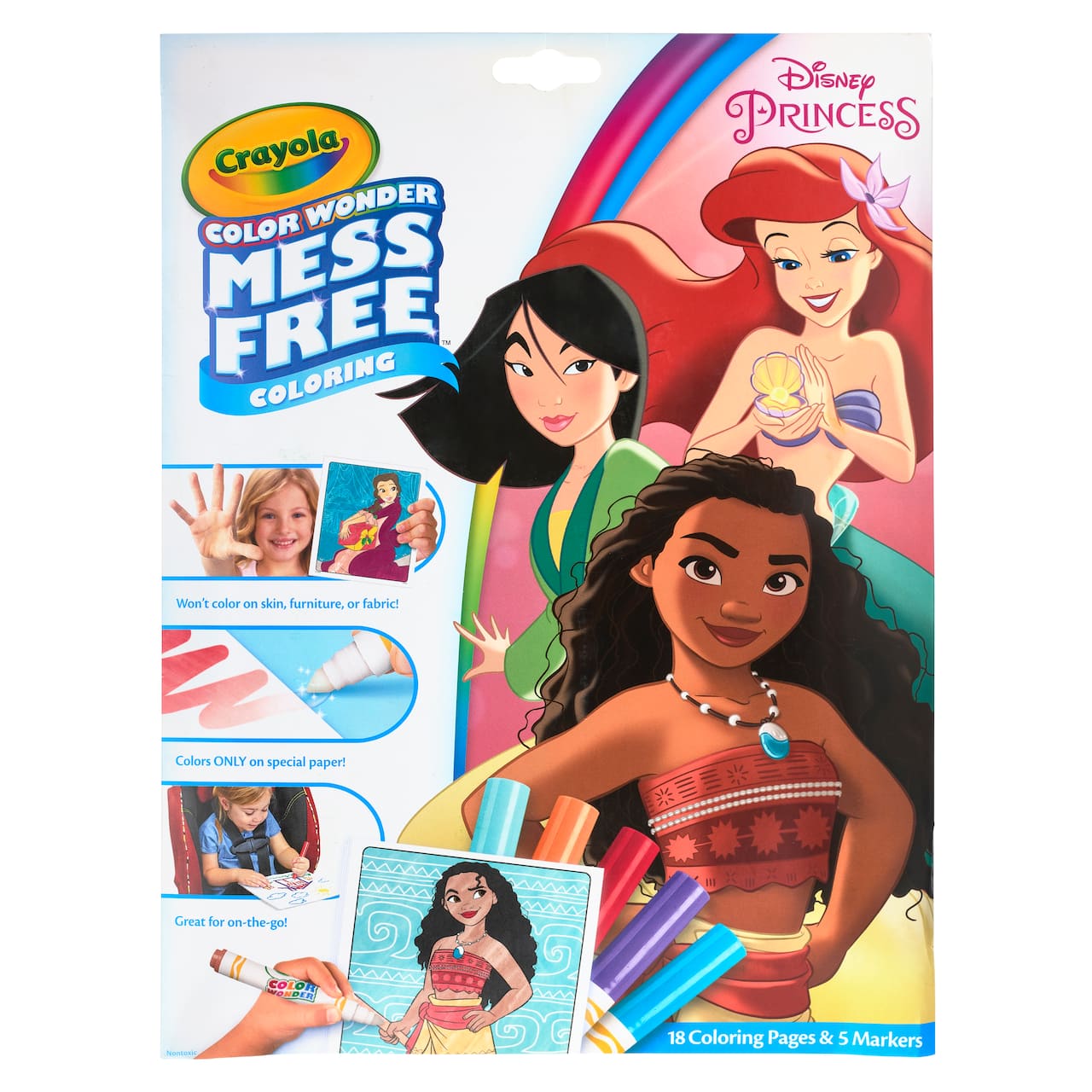 18 Pack: Crayola® Color Wonder™ Mess Free™ ©Disney Princess Coloring Pad & Markers